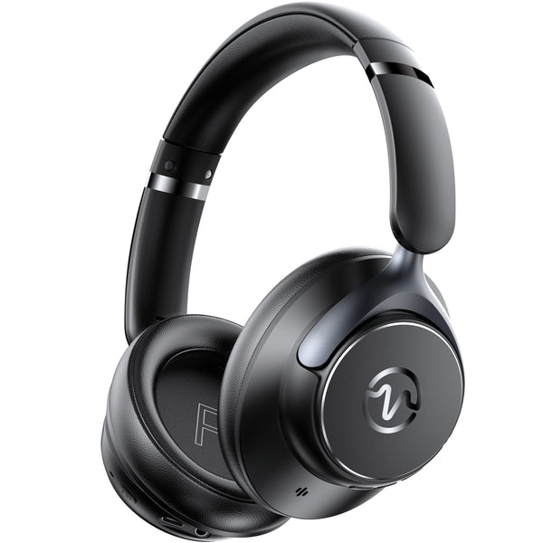 Active Noise Cancelling Headphones,60H Playtime Bluetooth 6.0 Wireless Headphones with Hi-Res Audio, Over Ear Headphones with Microphone, Deep Bass,Comfort Fit,Foldable Headset for Travel Office Game