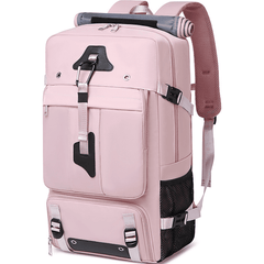 Travel Backpack 50L New Premium - Unisex Extra Large Laptop Backpack for Hiking, Climbing & Business Trips, Waterproof,Pink