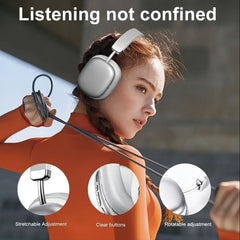 Wireless Bluetooth Headphones 5.1,40 Hrs Playtime Wireless Over-Ear Headphones,4 Mics ENC Noise Cancelling for Clear Calls, Lightweight Headset with Deep Bass Comfort fit for Travel Work