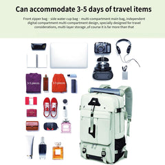 Travel Backpack 50L New Premium - Unisex Extra Large Laptop Backpack for Hiking, Climbing & Business Trips, Waterproof,Pink