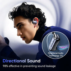 AI Translation Earbuds Real Time, 164 Language Translator Earbuds 4-in-1 Translation Headphones, Audifonos Traductores Inglés Español Open Ear Headphones with Audio and Video Calls, For Business